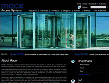 Tablet Screenshot of maceaccess.com